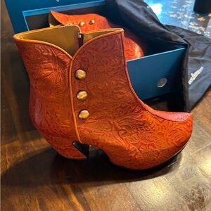 John Fluevog Rustic Ankle Boots